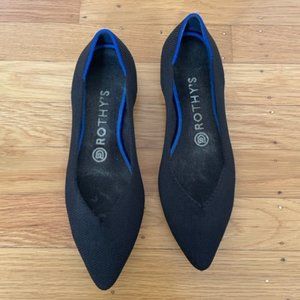 Rothys The Point - Black sz 7